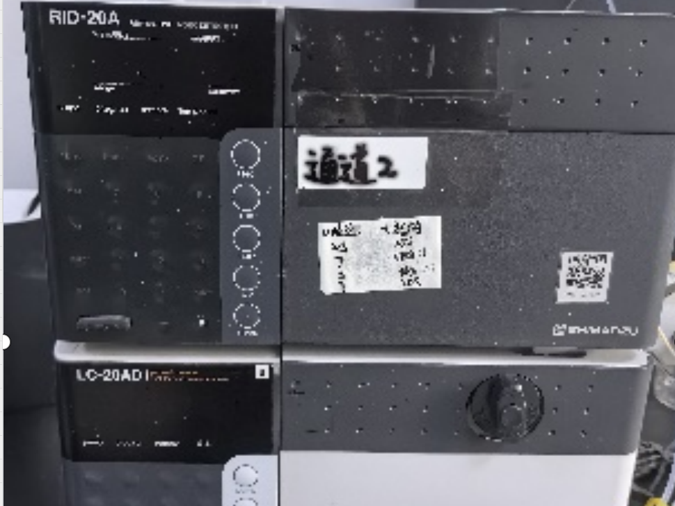 高效液相色谱仪（紫外检测器、示差折光检测器 RID-20A 、SPD-20A）